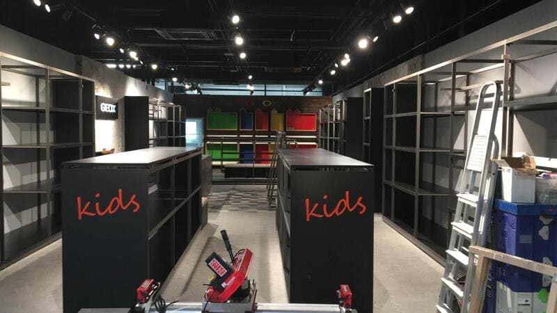 Retail and ready-to-wear construction work